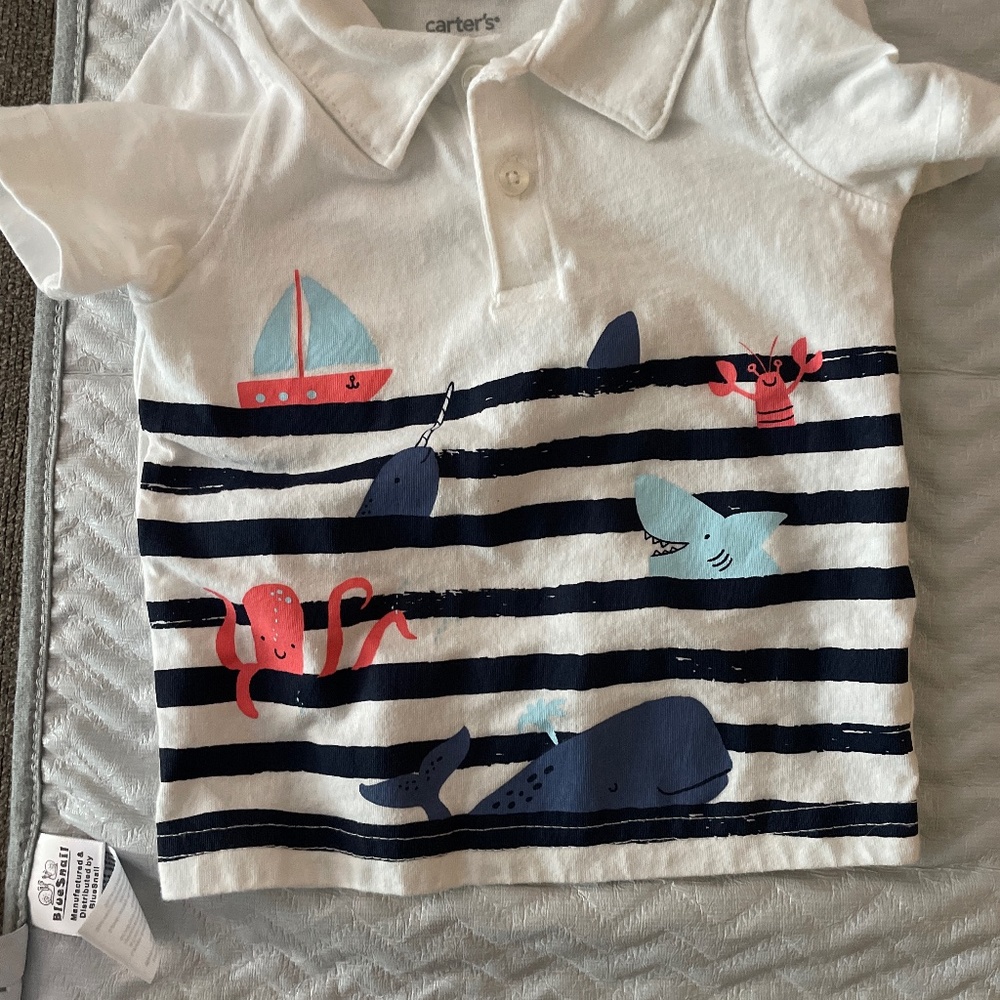 Baby collared shirt